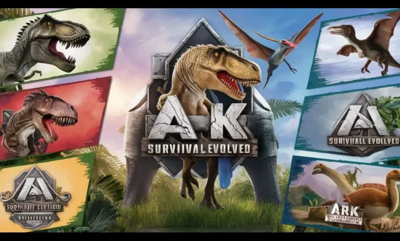 ark: survival evolved (2017) game icons banners